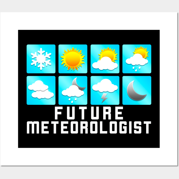 Funny Future Meteorologist Storm Chaser Tornado Wall Art by theperfectpresents